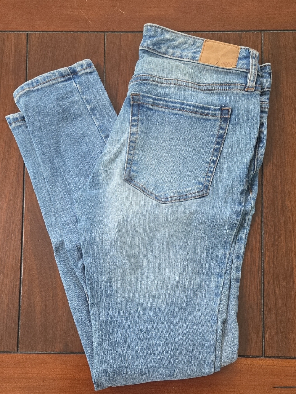 Light Blue Women’s Jeans - Classic Stretch Denim Low Rise